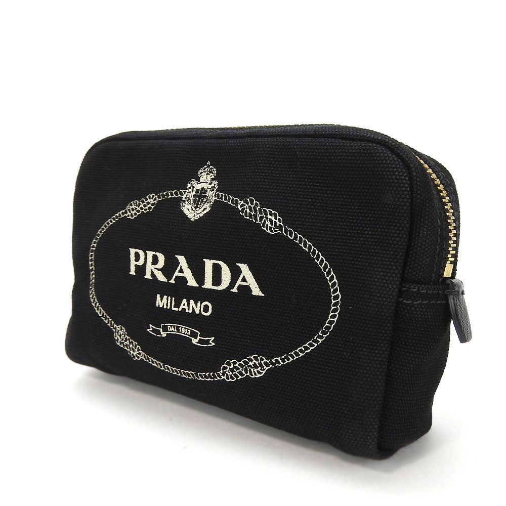 Prada Canvas Pouch 1NA021 Black