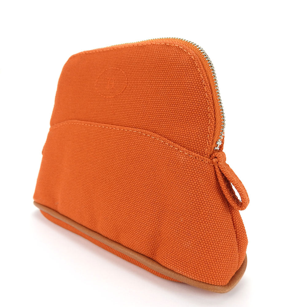 Hermes Bolide Mini Cotton Pouch Orange