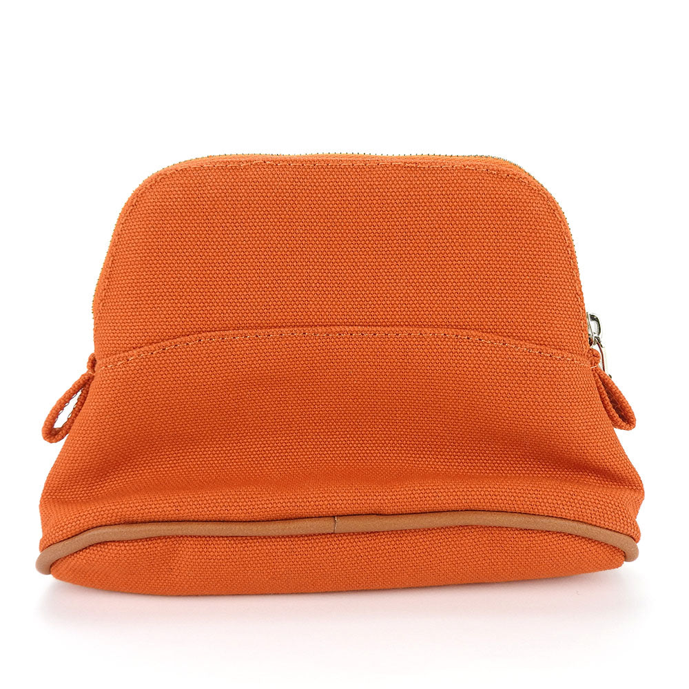 Hermes Bolide Mini Cotton Pouch Orange