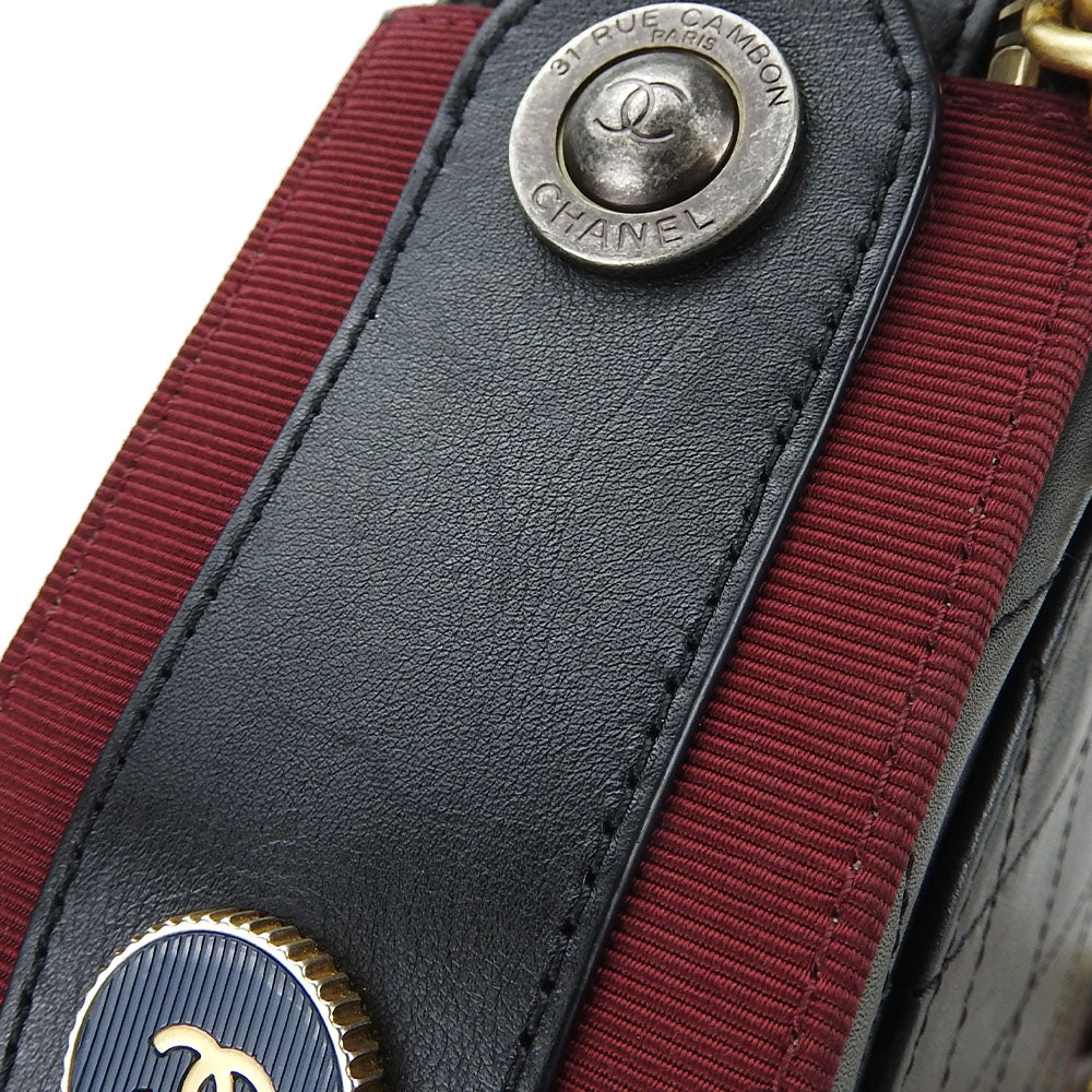 Chanel Calfskin Shoulder Camera Bag Matelasse