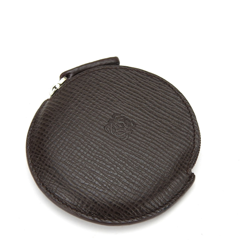 Loewe Leather Coin Case Brown