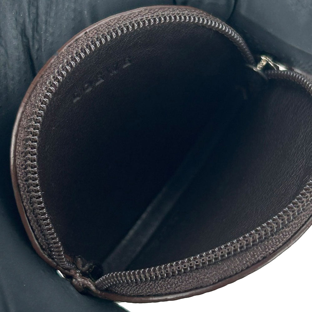 Loewe Leather Coin Case Brown