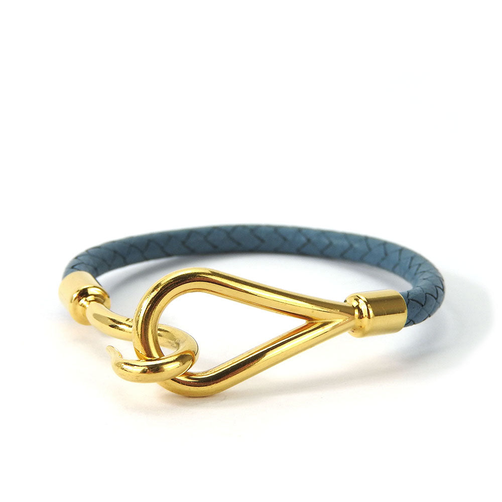 Hermes Leather Metal Jumbo Bracelet