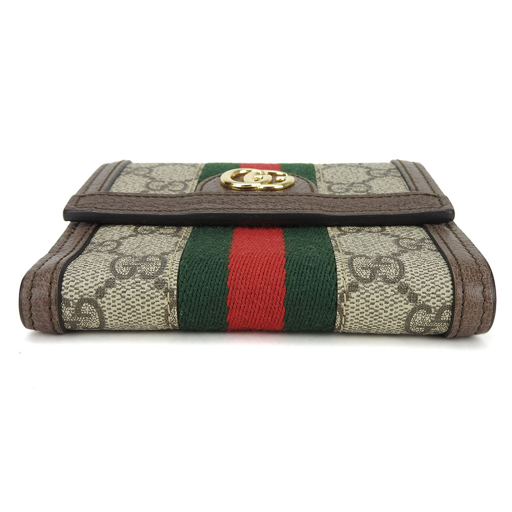 GUCCI Bifold Wallet GG Supreme Canvas