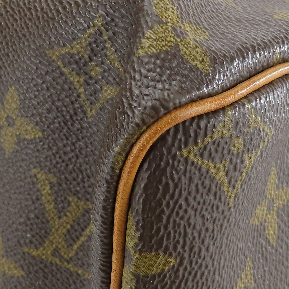 Louis Vuitton Monogram Handbag Speedy 30 Brown