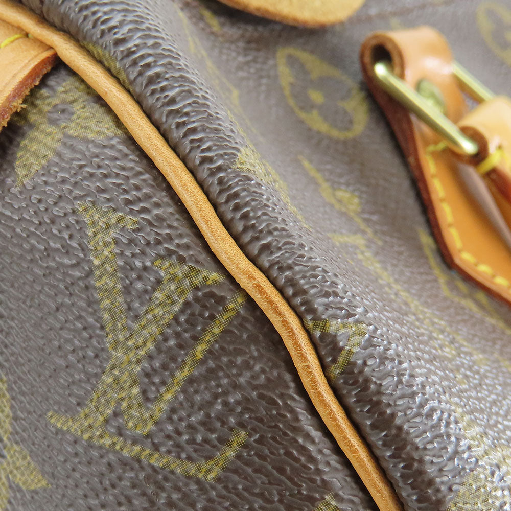 Louis Vuitton Monogram Handbag Speedy 30 Brown