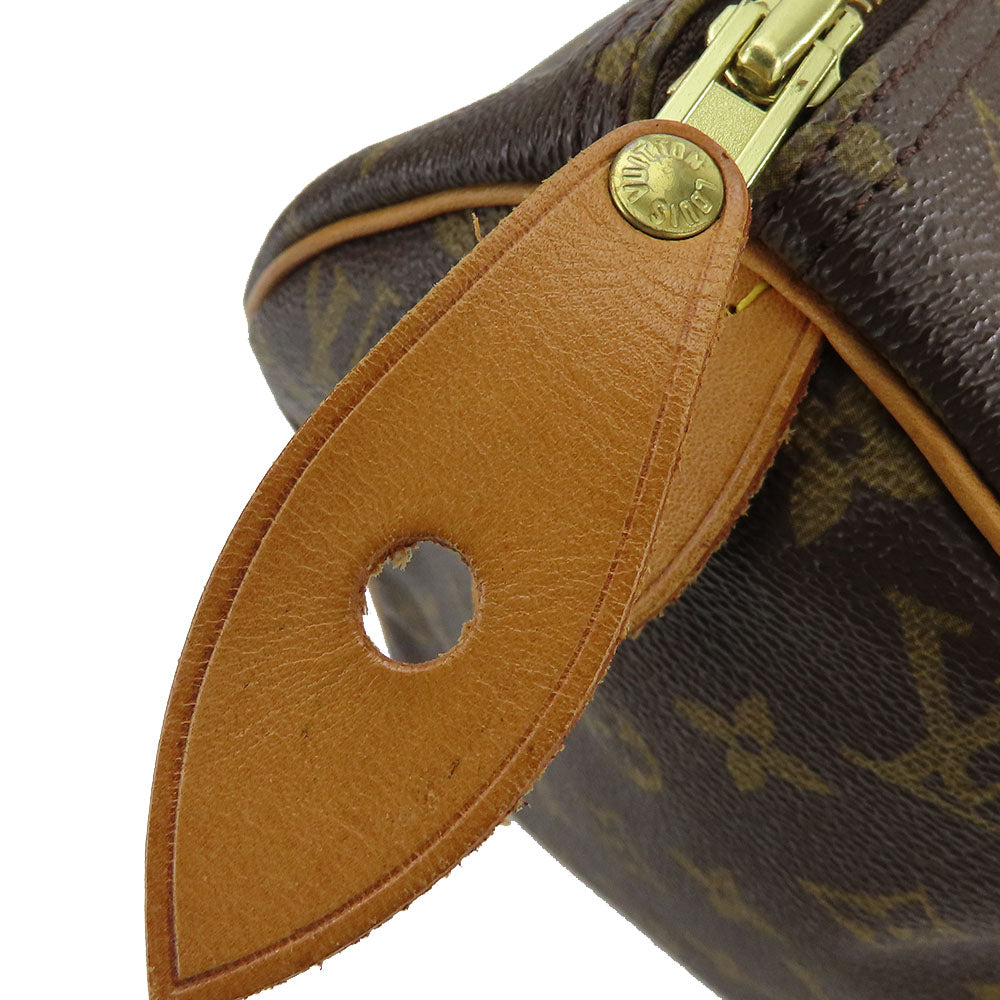 Louis Vuitton Monogram Handbag Speedy 30 Brown