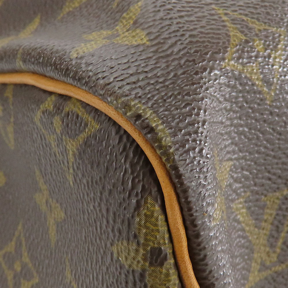 Louis Vuitton Monogram Handbag Speedy 30 Brown