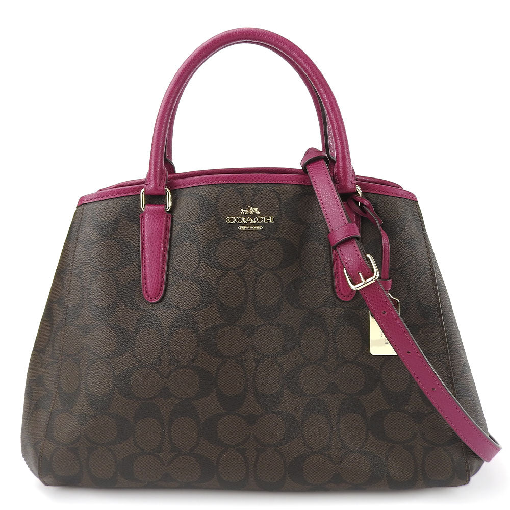 Coach F55932 Signature PVC Handbag