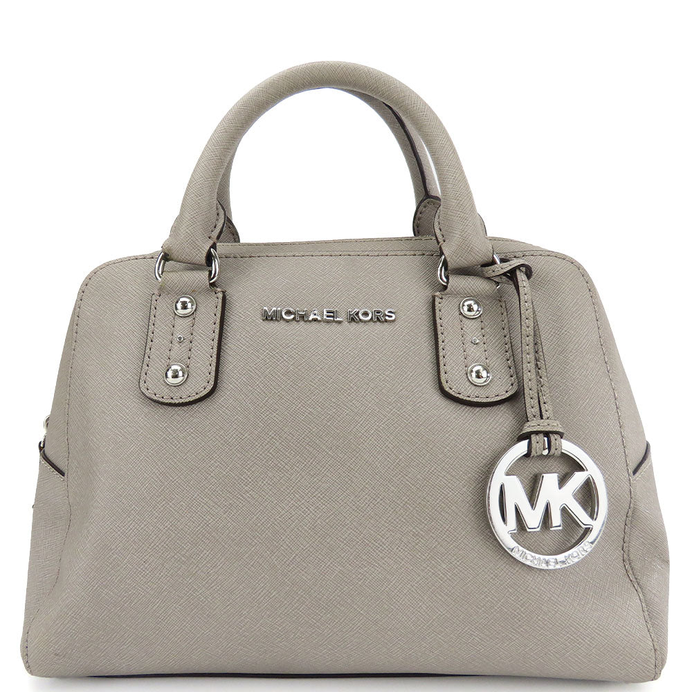 Michael Kors Leather Handbag Gray