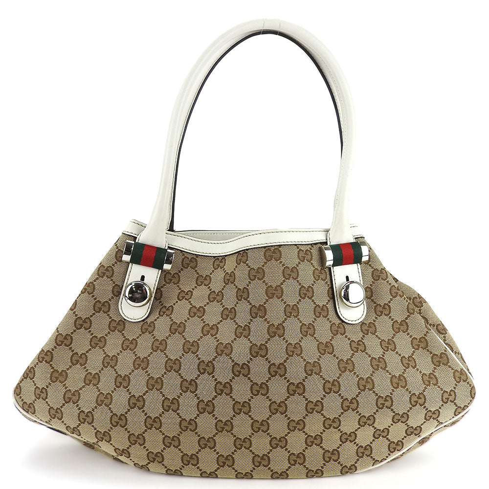 Gucci GG Canvas Leather Tote Bag 232971