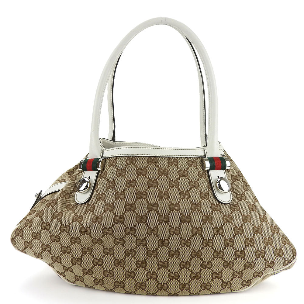 Gucci GG Canvas Leather Tote Bag 232971