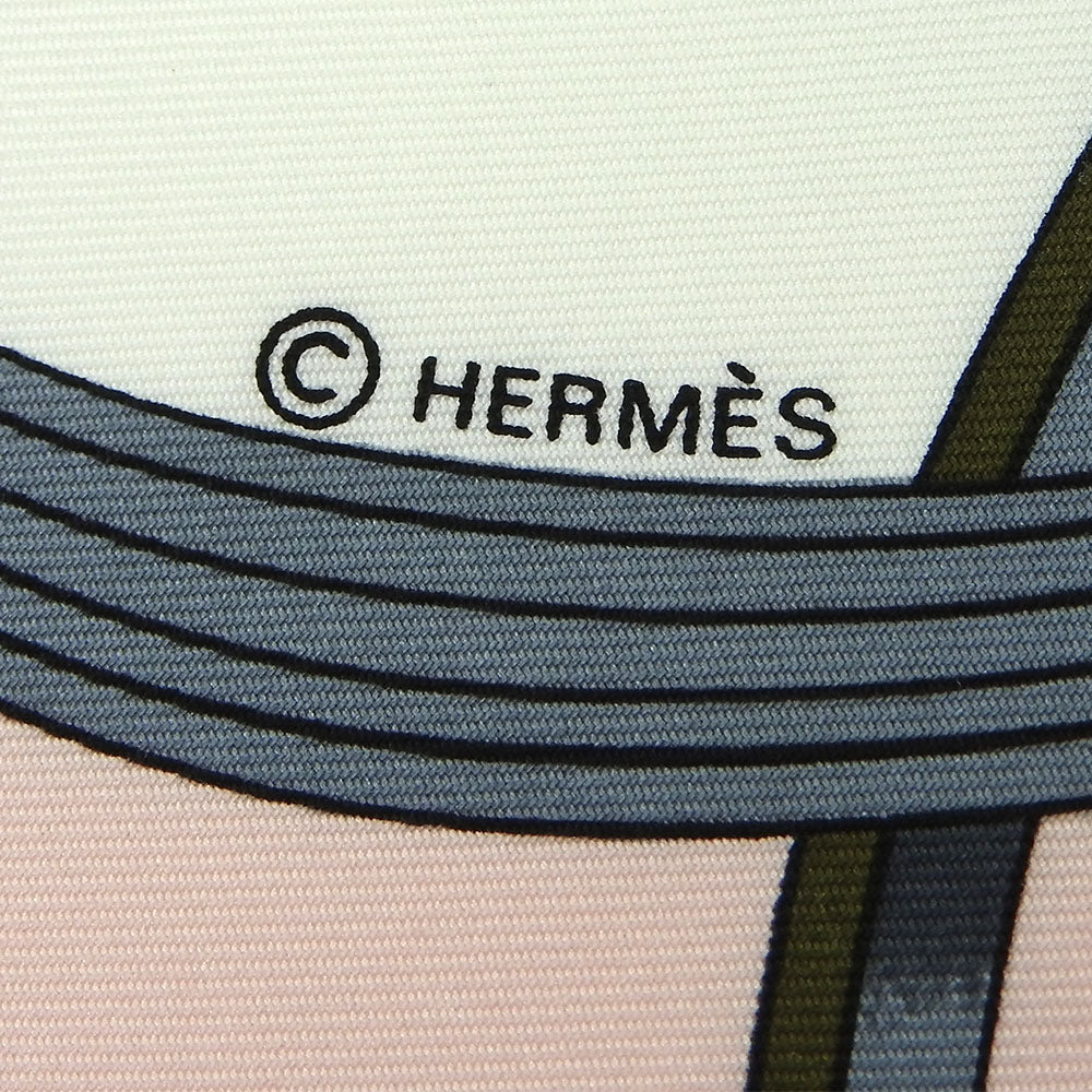 Hermes Silk Scarf Carre 90 Pink