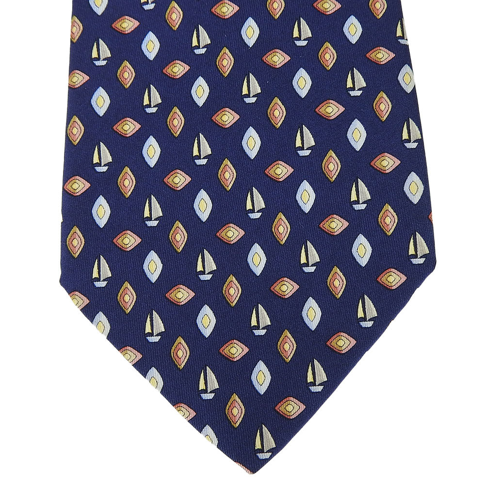 Salvatore Ferragamo Silk Tie Navy