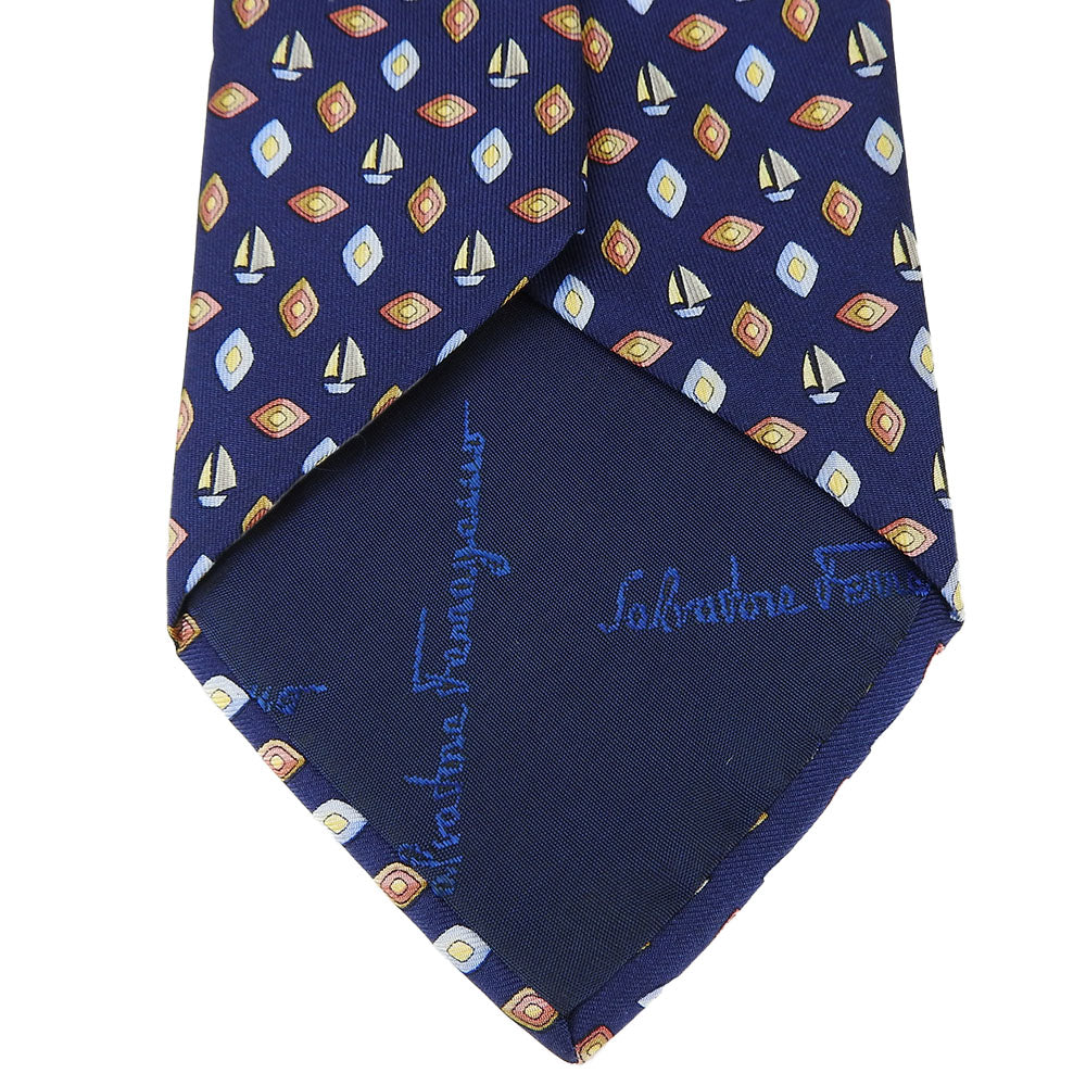 Salvatore Ferragamo Silk Tie Navy