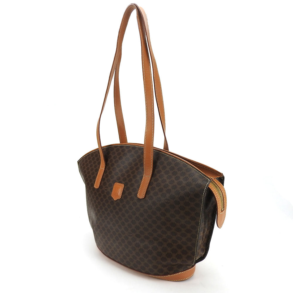 Celine Leather PVC Tote Bag Brown