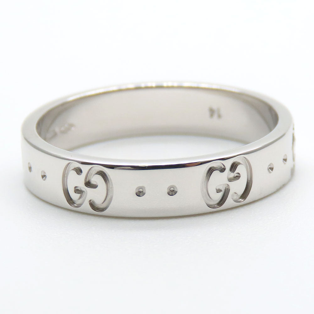 Gucci K18 White Gold Icon Ring