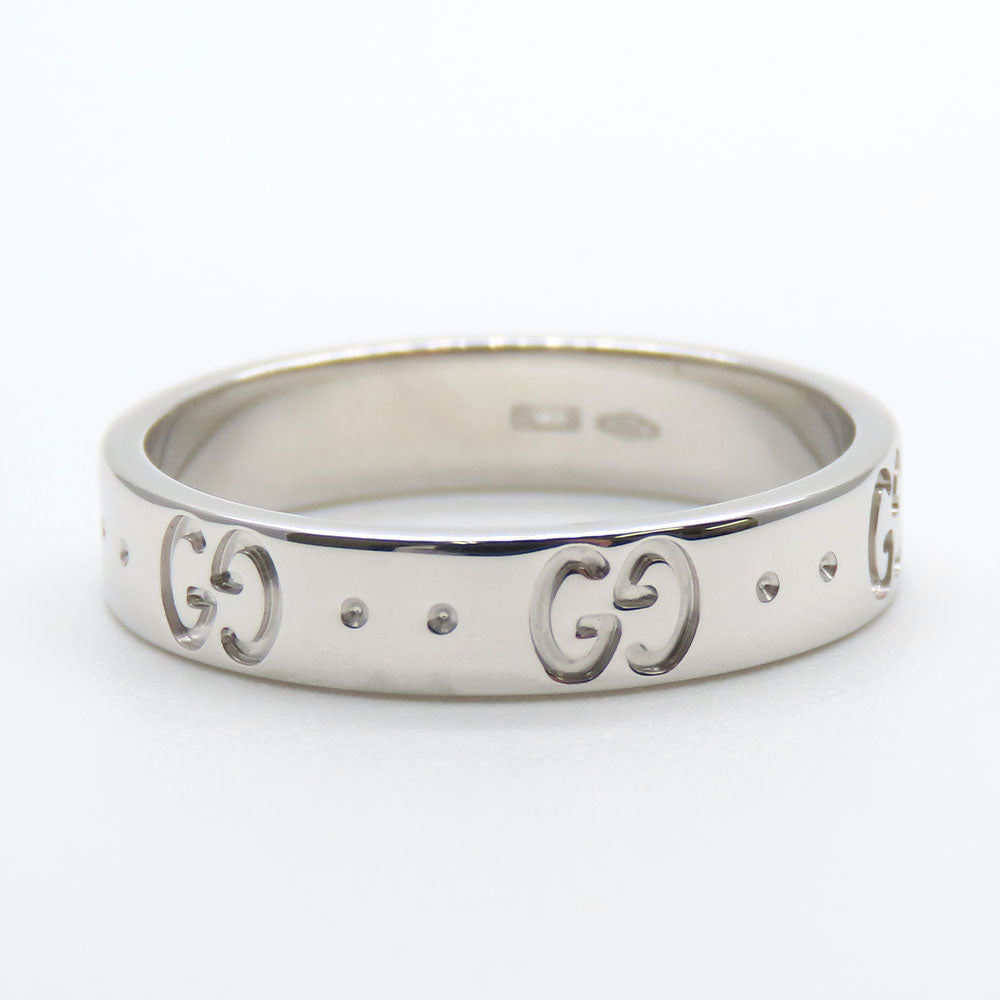 Gucci K18 White Gold Icon Ring