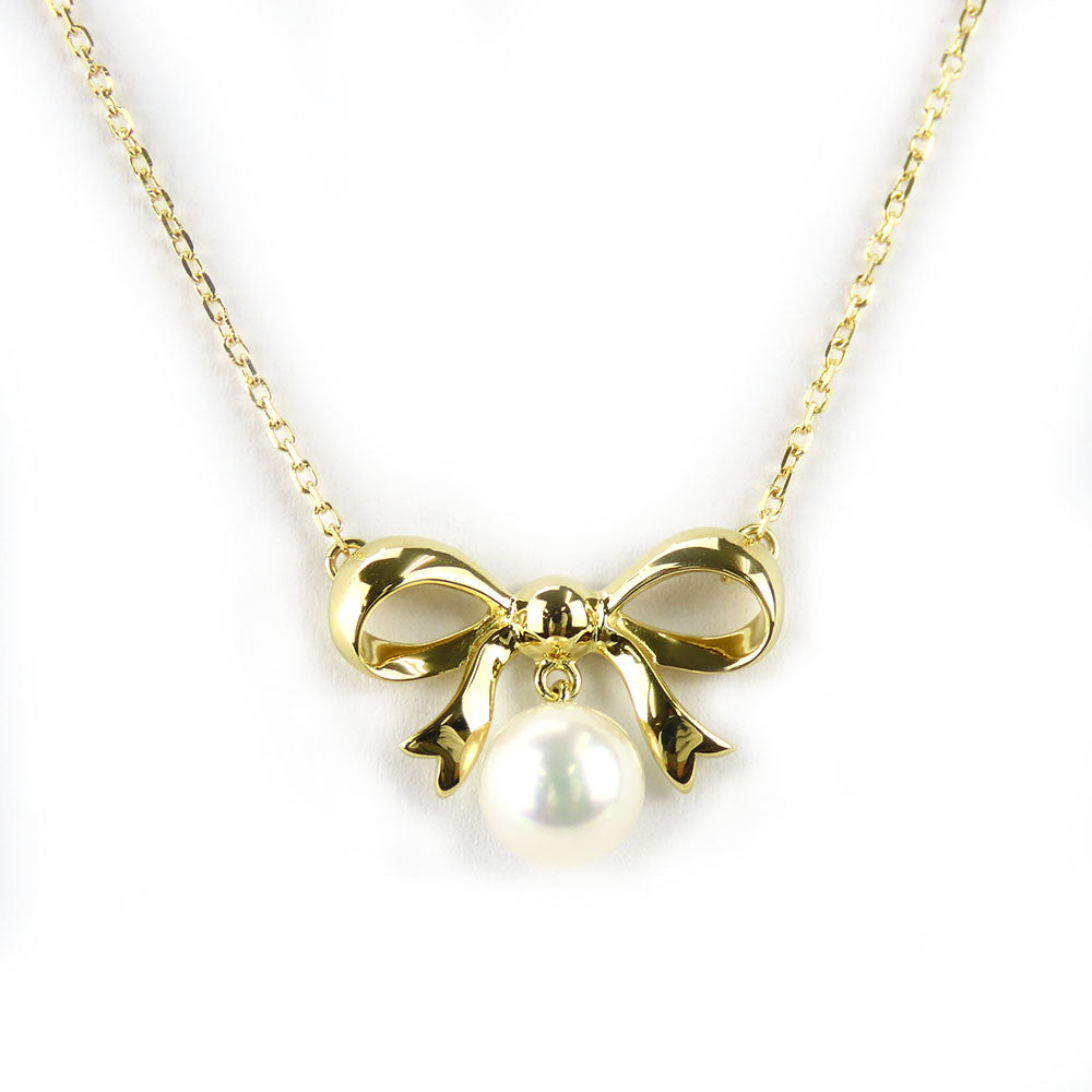 Mikimoto K18YG Pearl Necklace