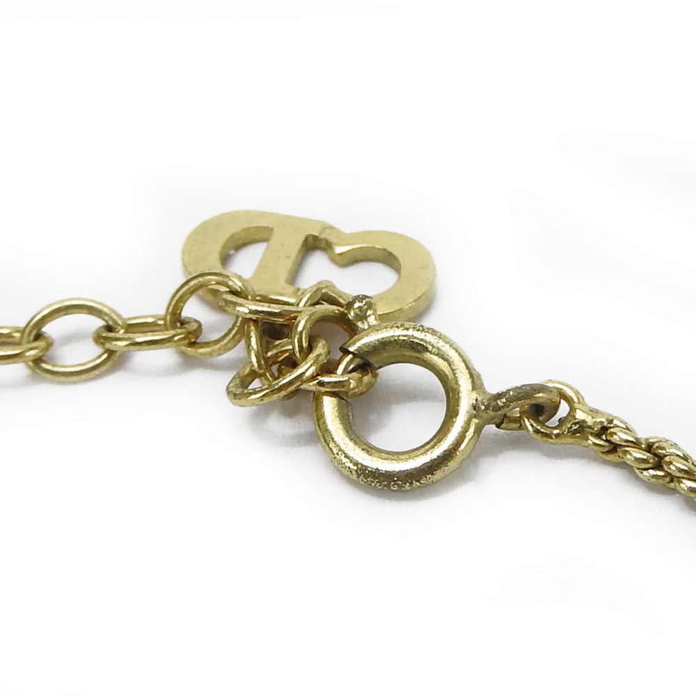 Christian Dior Metal Necklace Gold Plated