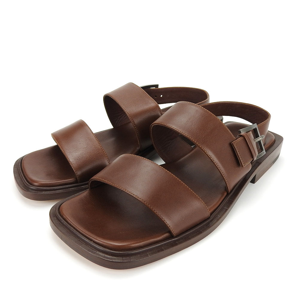 Louis Vuitton Leather Sandals Brown