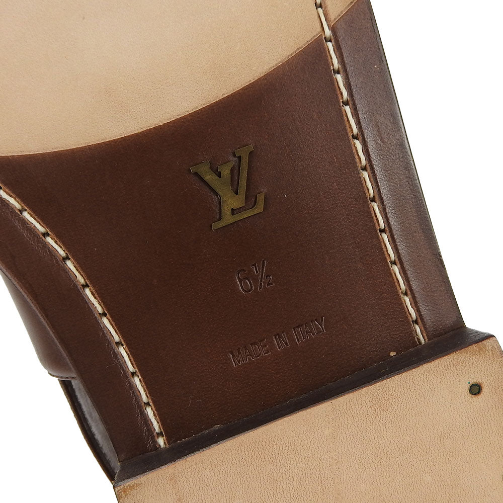 Louis Vuitton Leather Sandals Brown