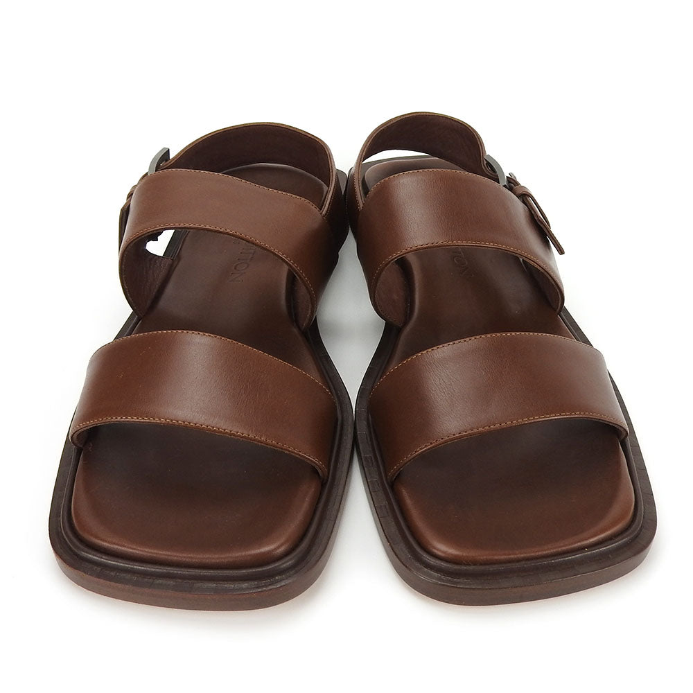 Louis Vuitton Leather Sandals Brown