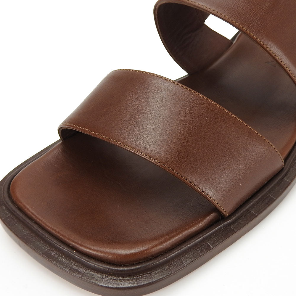 Louis Vuitton Leather Sandals Brown