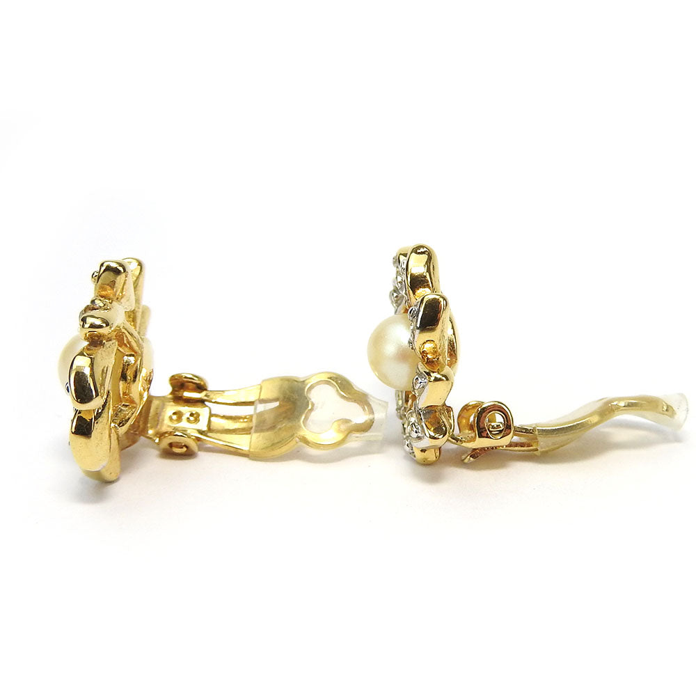 NINA RICCI Gold Metal Earrings