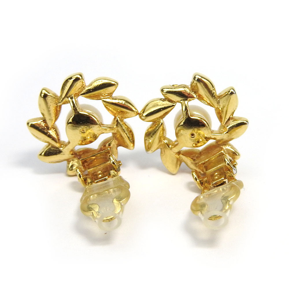 NINA RICCI Gold Metal Earrings