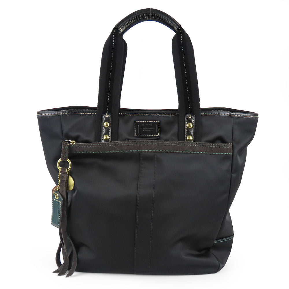 USED COACH Nylon Tote Bag 10101 Black