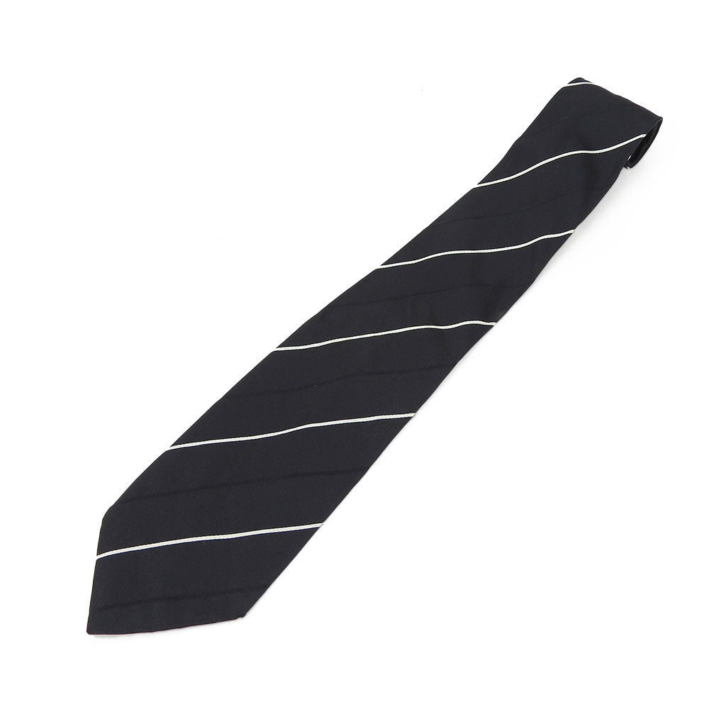 Dolce & Gabbana Silk Tie Black White