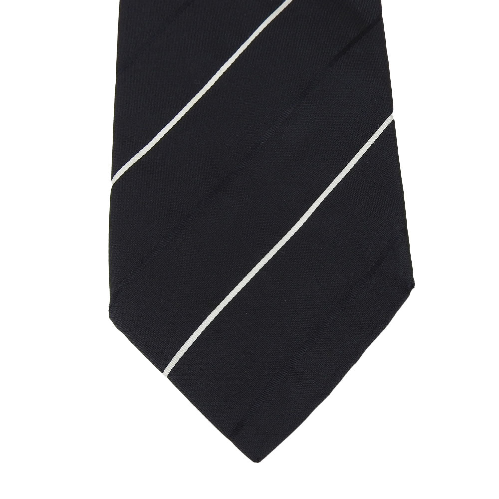 Dolce & Gabbana Silk Tie Black White