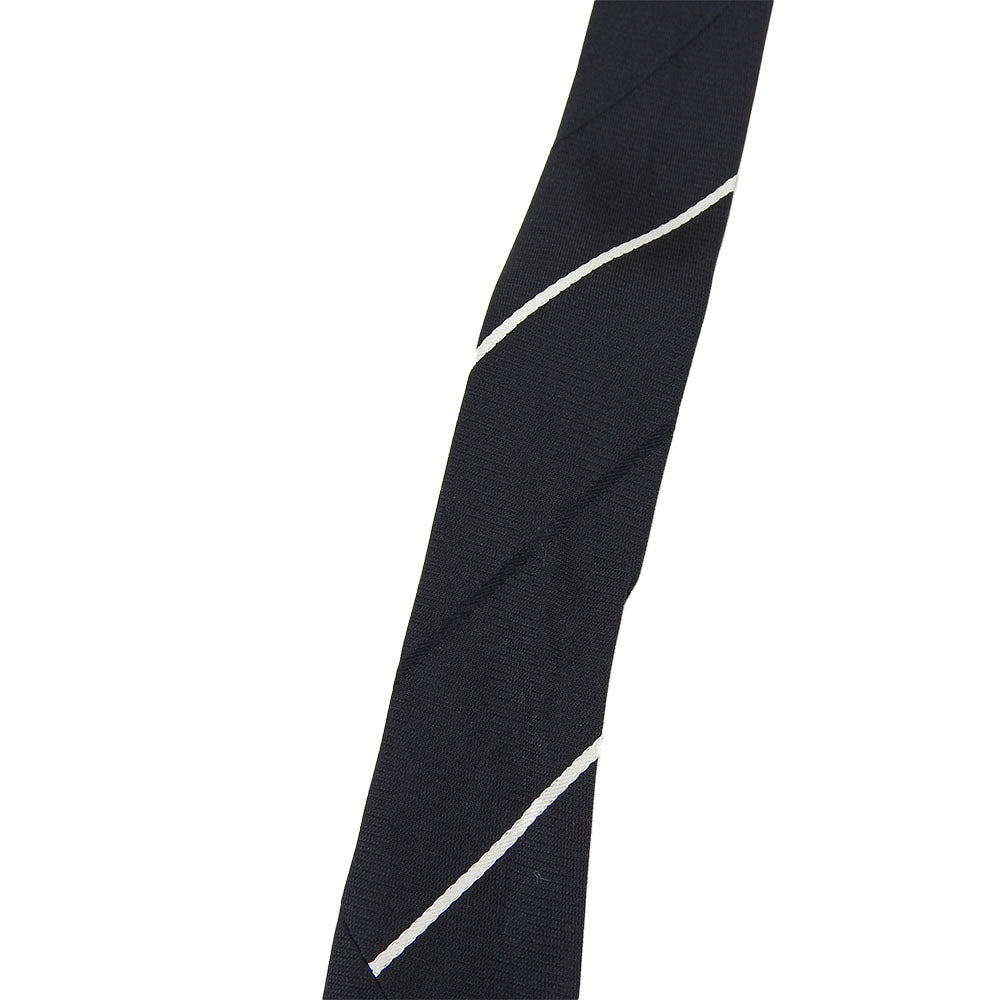 Dolce & Gabbana Silk Tie Black White