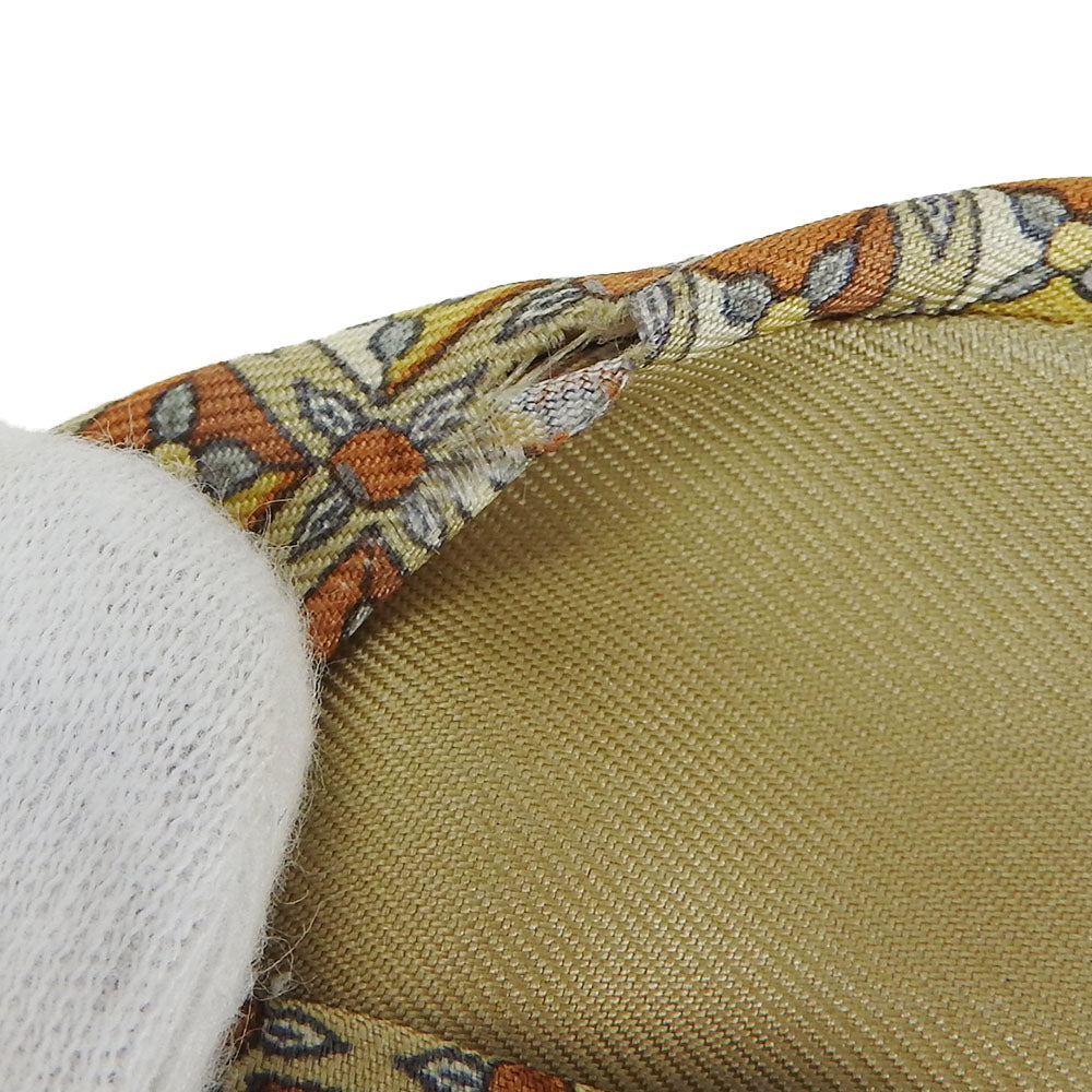 Hermes Silk Tie Brown Business