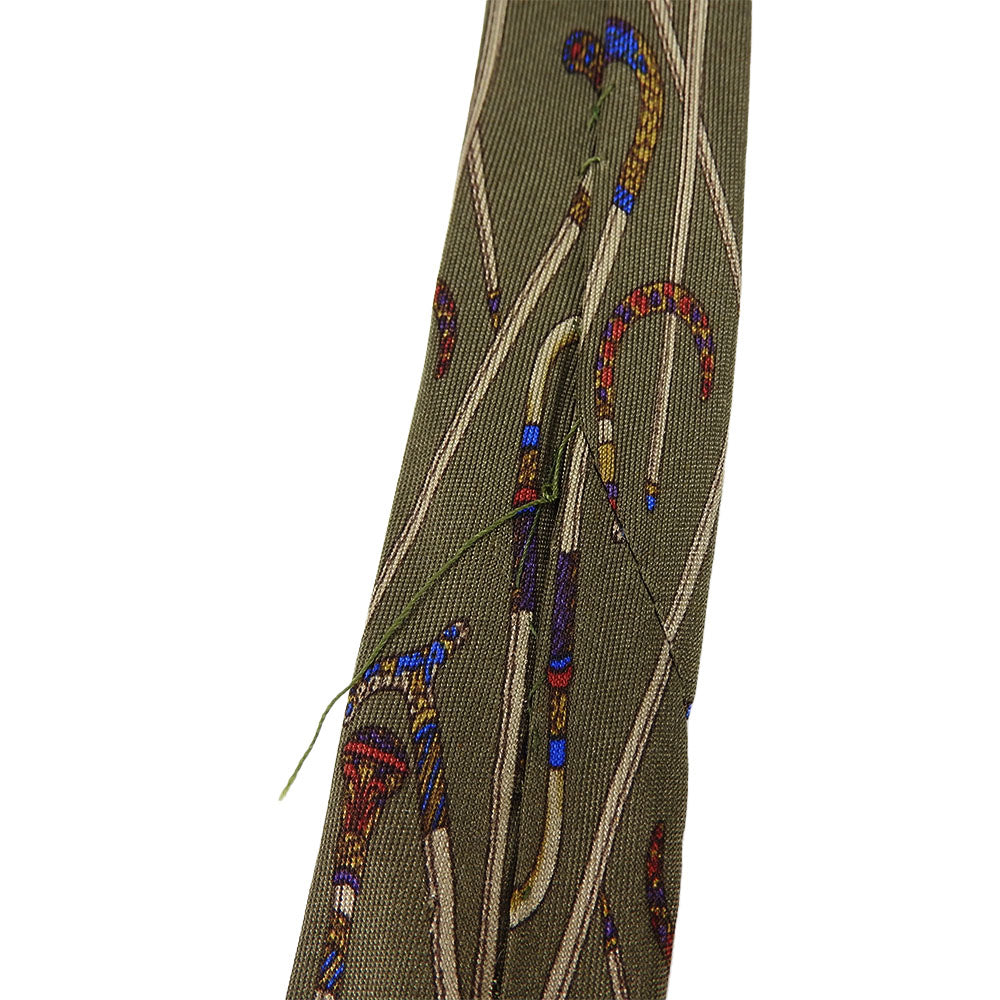 Salvatore Ferragamo Silk Tie Khaki