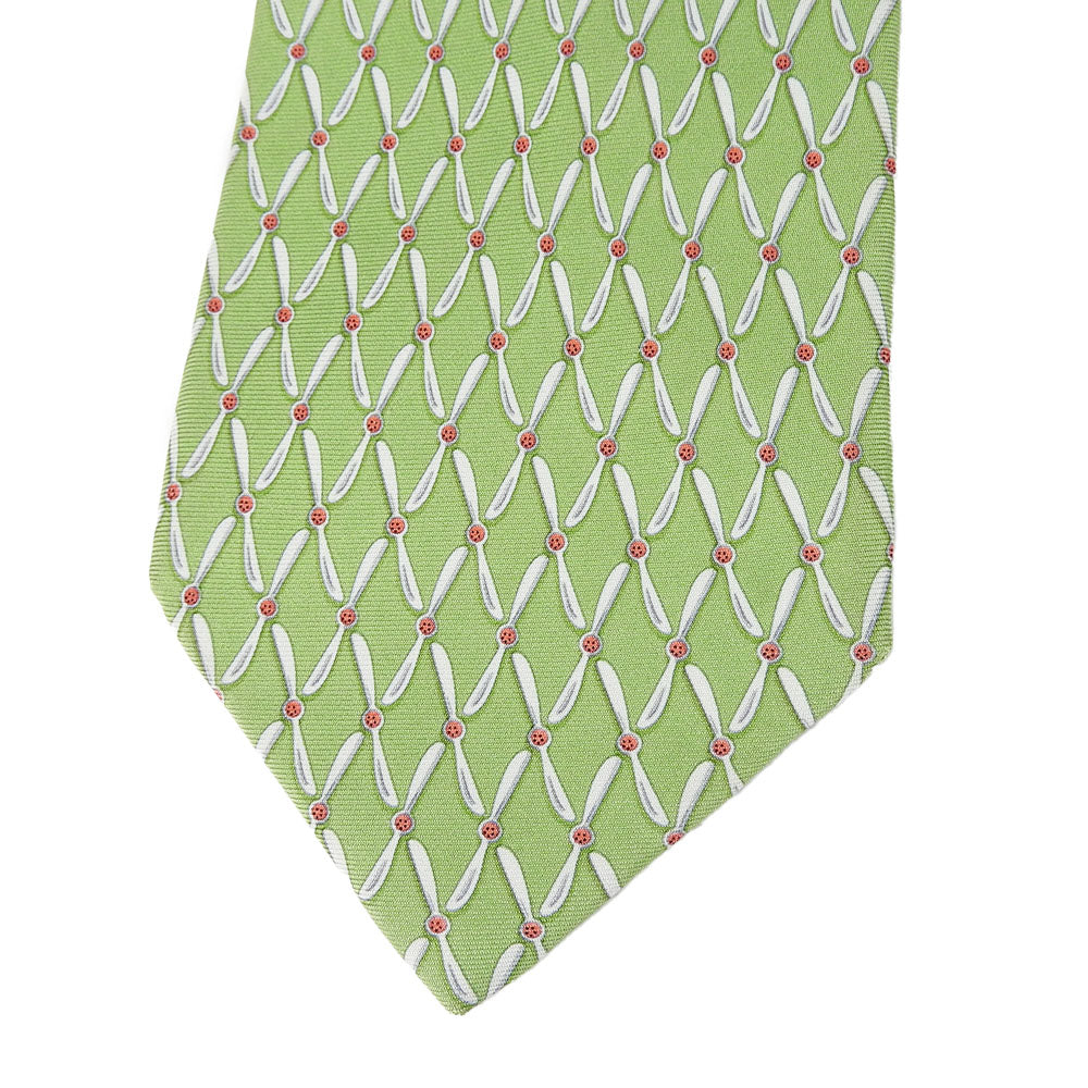 Dunhill Silk Tie Green