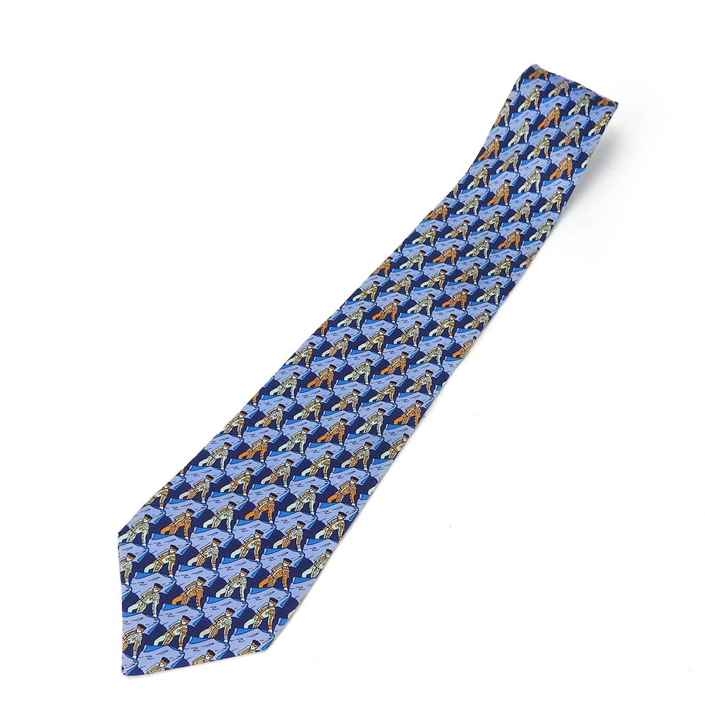 Loewe Silk Tie Blue Business