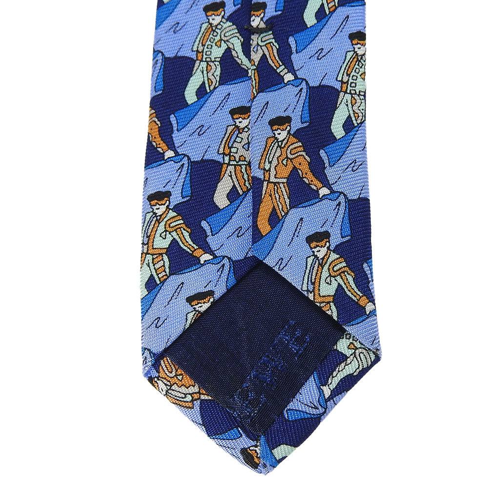 Loewe Silk Tie Blue Business