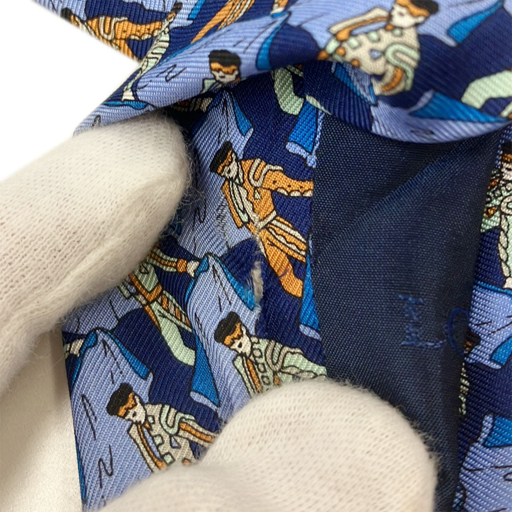 Loewe Silk Tie Blue Business