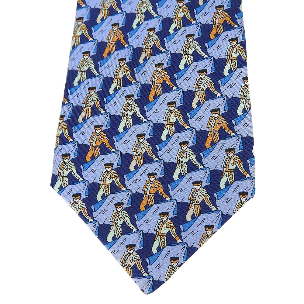 Loewe Silk Tie Blue Business