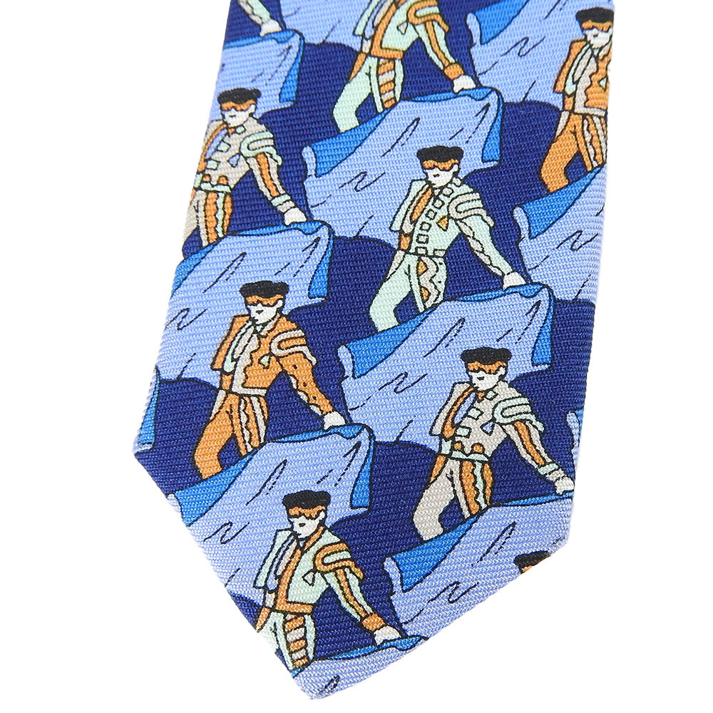 Loewe Silk Tie Blue Business