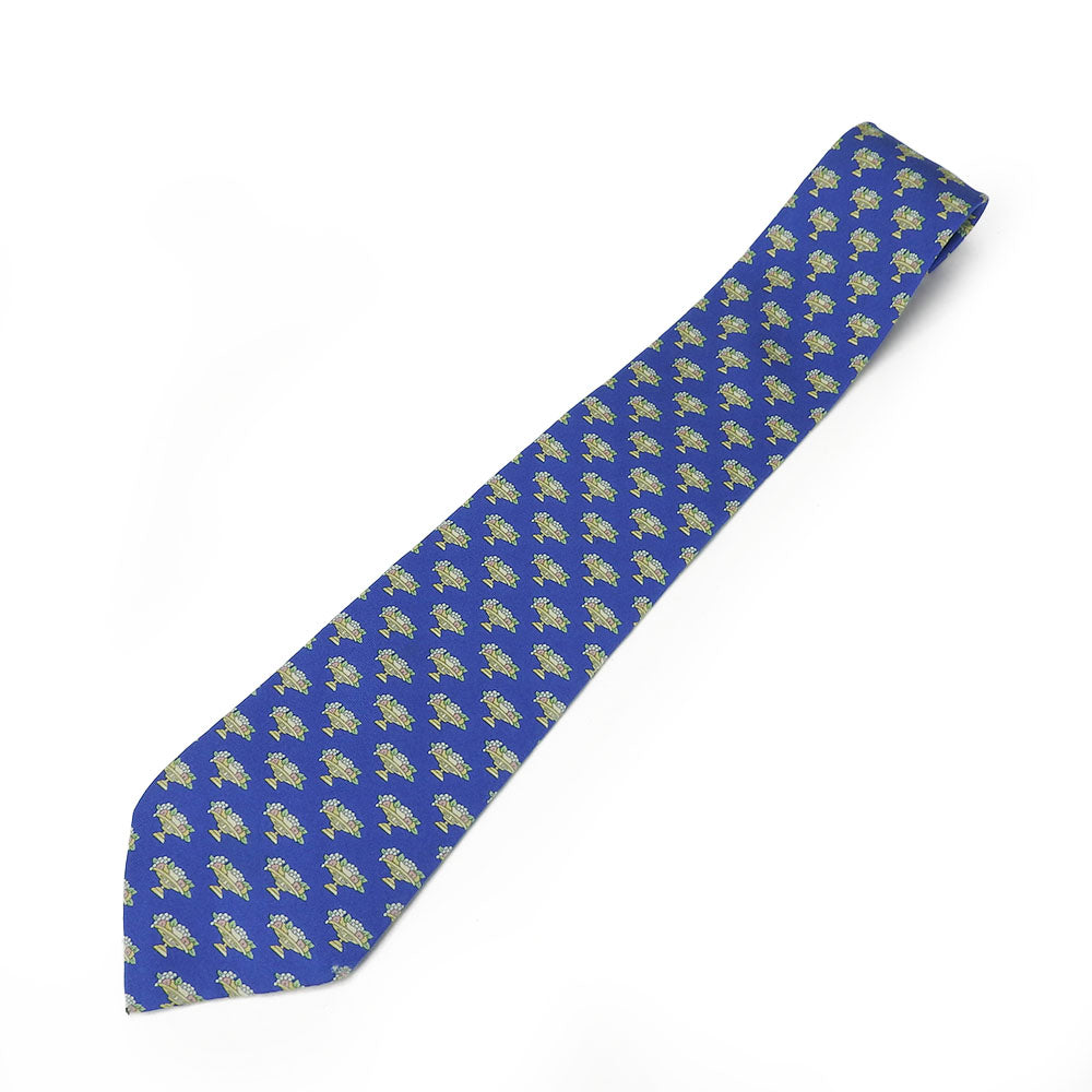 Loewe Silk Tie Blue Business