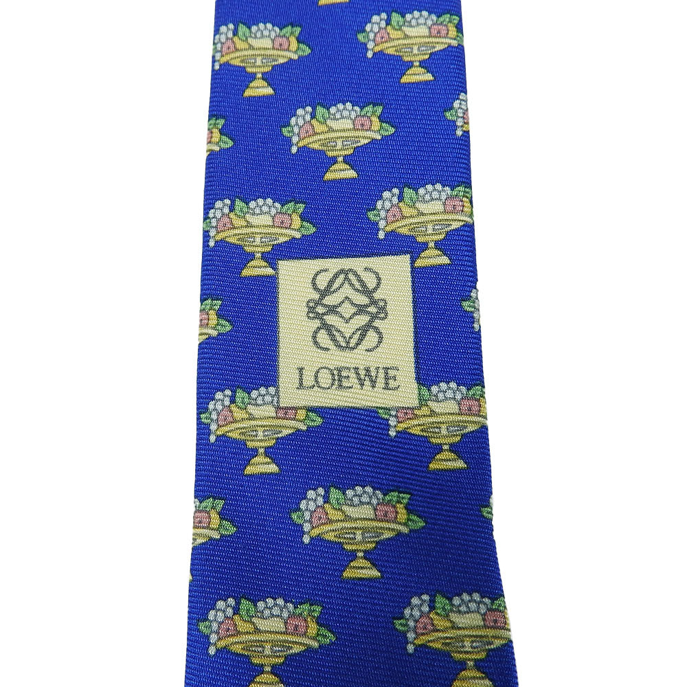 Loewe Silk Tie Blue Business