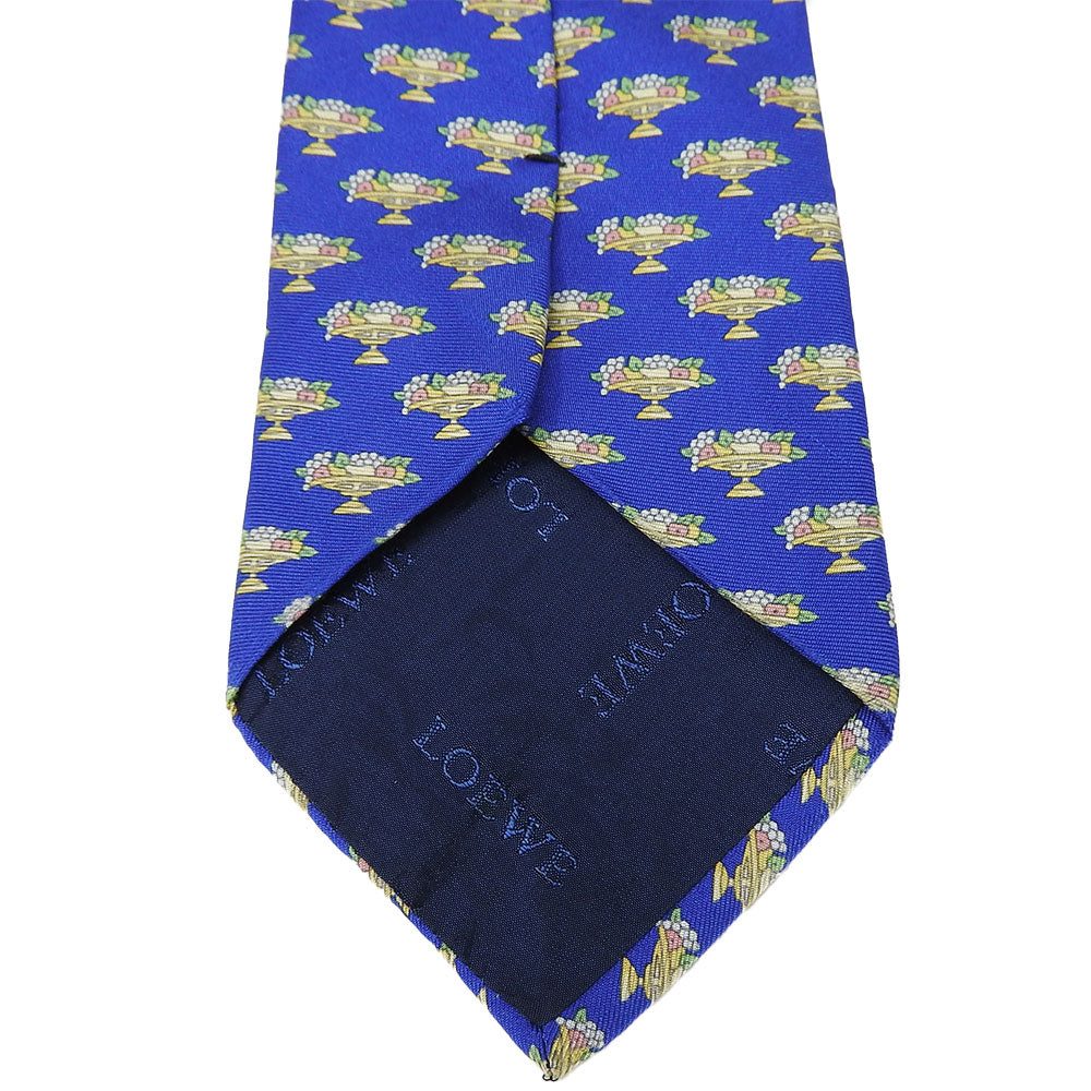 Loewe Silk Tie Blue Business