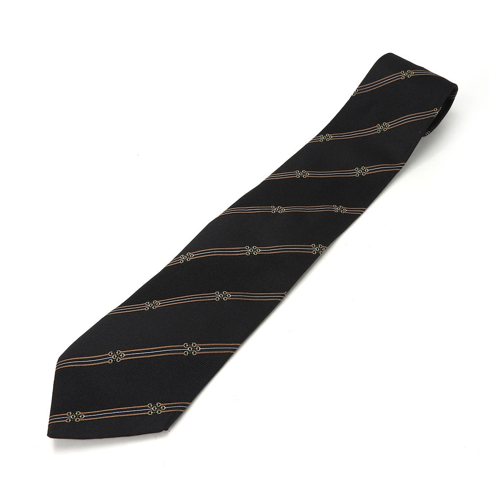 USED GUCCI Silk Tie Black