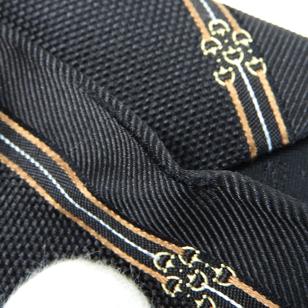 USED GUCCI Silk Tie Black