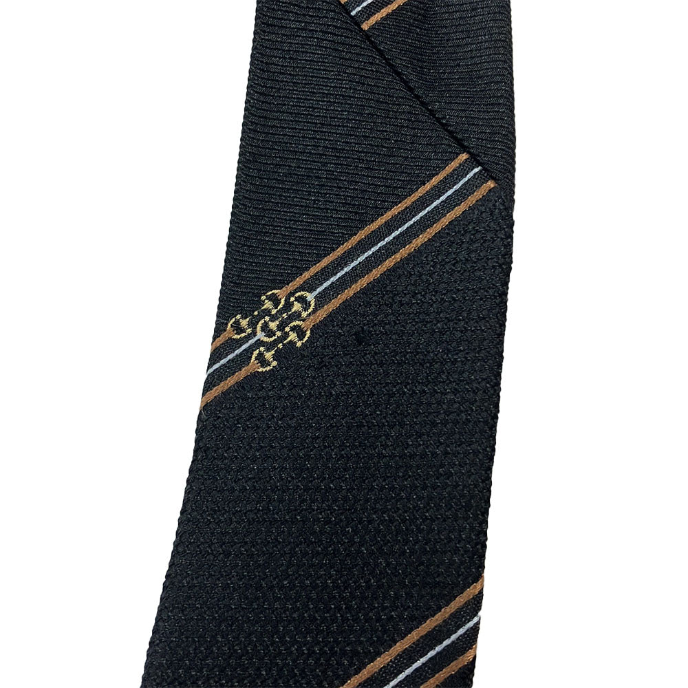 USED GUCCI Silk Tie Black