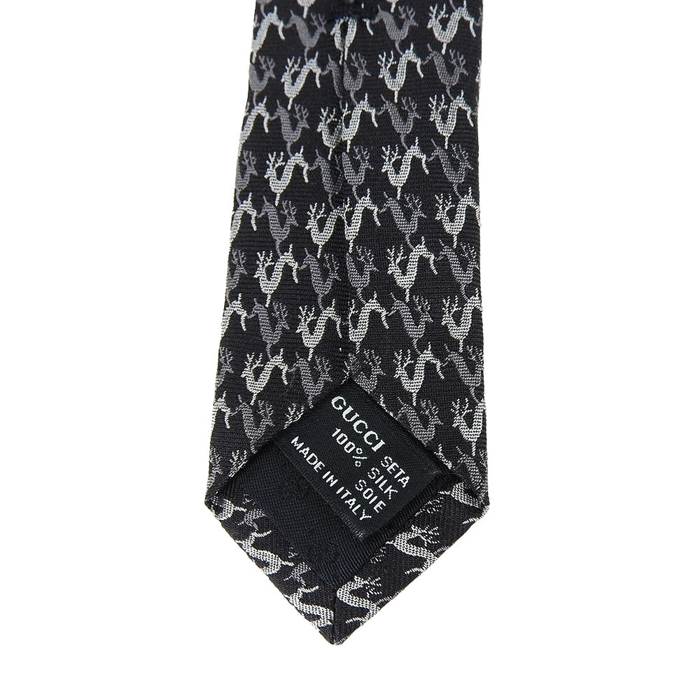 Used Gucci Silk Tie Black Business