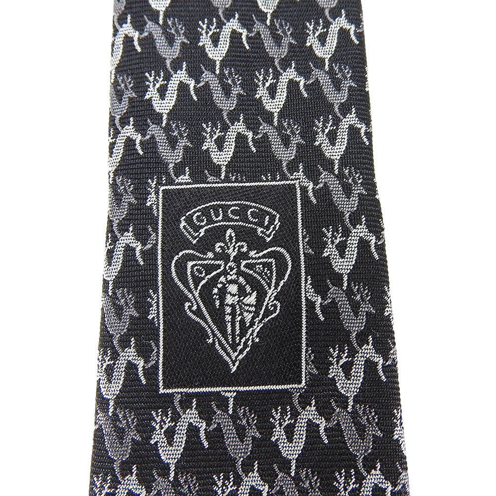 Used Gucci Silk Tie Black Business